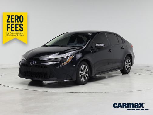 Black 2022 Toyota Corolla Hybrid LE