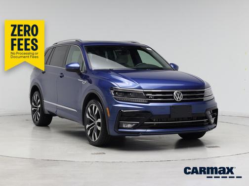 Blue 2018 Volkswagen Tiguan SEL Premium