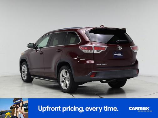 Burgundy 2016 Toyota Highlander Limited Platinum