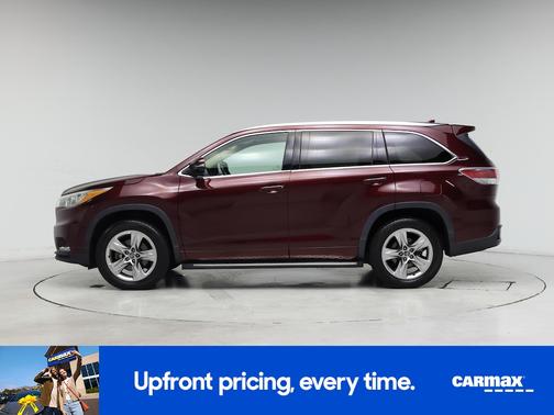 Burgundy 2016 Toyota Highlander Limited Platinum