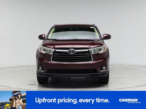 Burgundy 2016 Toyota Highlander Limited Platinum