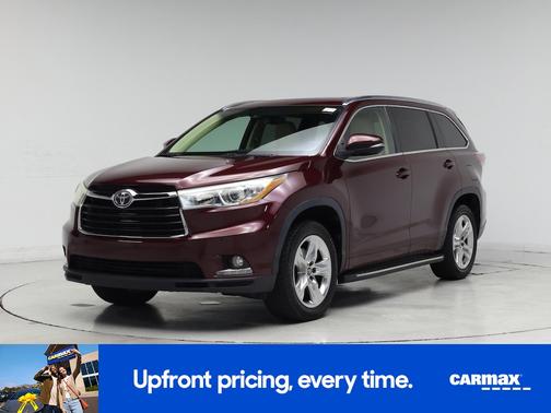 Burgundy 2016 Toyota Highlander Limited Platinum