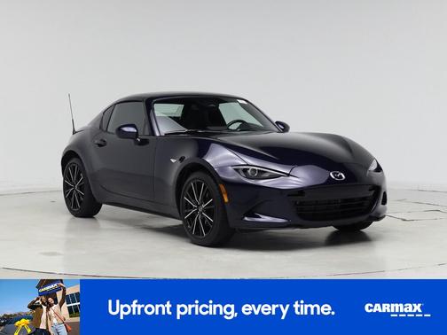 Blue 2025 Mazda MX-5 Miata RF Grand Touring