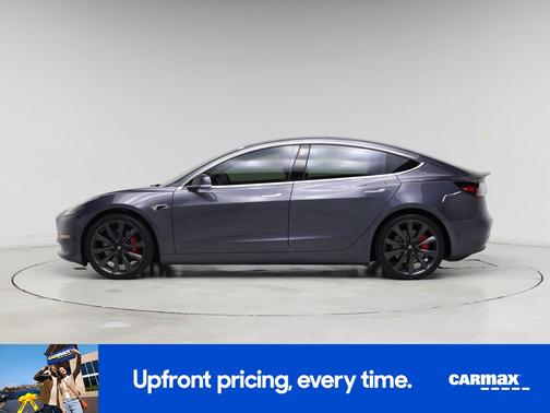 Gray 2020 Tesla Model 3 Performance