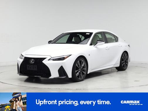 White 2021 Lexus IS 350 F-Sport