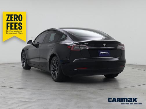 Black 2022 Tesla Model 3