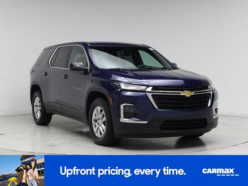Blue 2023 Chevrolet Traverse LS