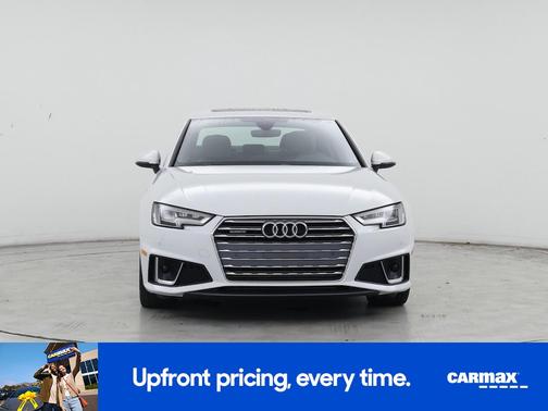 White 2019 Audi A4 Premium Plus