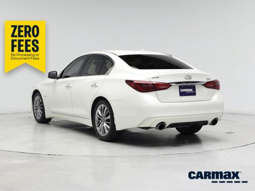 White 2020 INFINITI Q50 Luxe