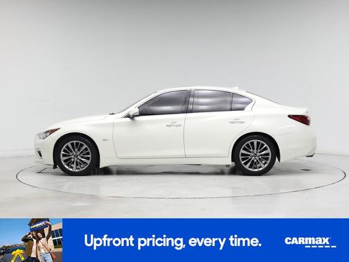 White 2020 INFINITI Q50 Luxe