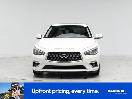 White 2020 INFINITI Q50 Luxe
