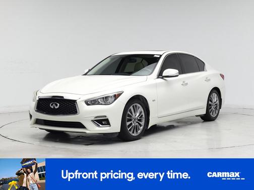 White 2020 INFINITI Q50 Luxe