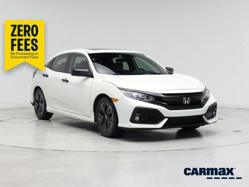 White 2019 Honda Civic EX