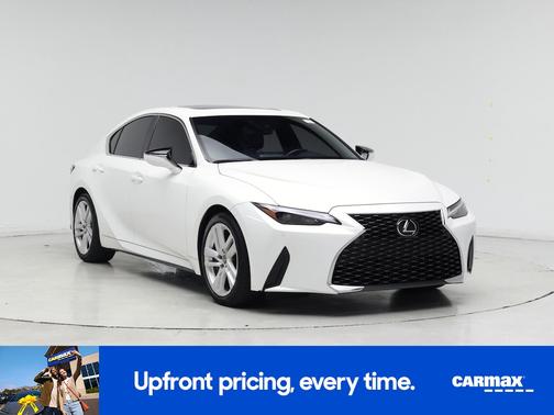 White 2024 Lexus IS 300