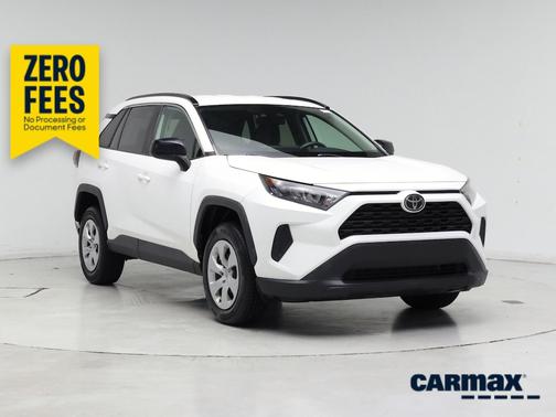 White 2019 Toyota RAV4 LE