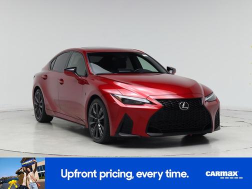 Red 2024 Lexus IS 350 F-SPORT Design