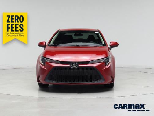 Red 2020 Toyota Corolla LE