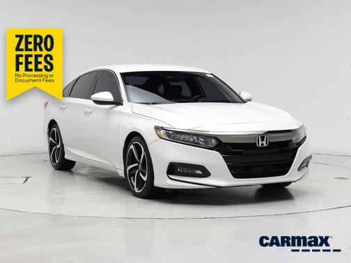 White 2018 Honda Accord Sport