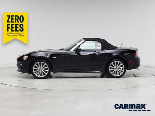 Black 2017 FIAT 124 Spider Lusso