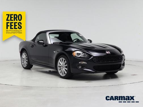 Black 2017 FIAT 124 Spider Lusso