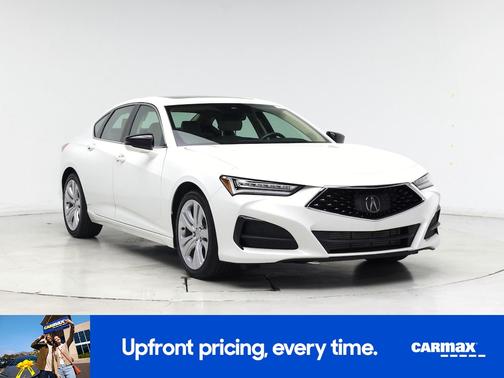 White 2023 Acura TLX Technology