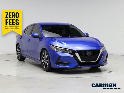 Blue 2022 Nissan Sentra SV