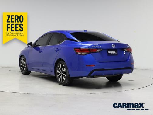 Blue 2022 Nissan Sentra SV