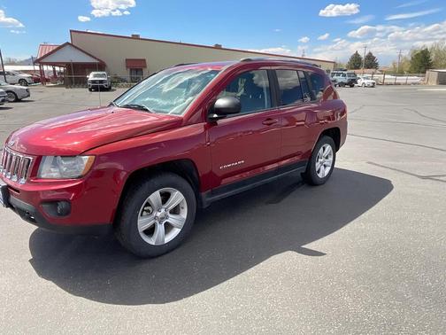 Red 2012 Jeep Compass Sport