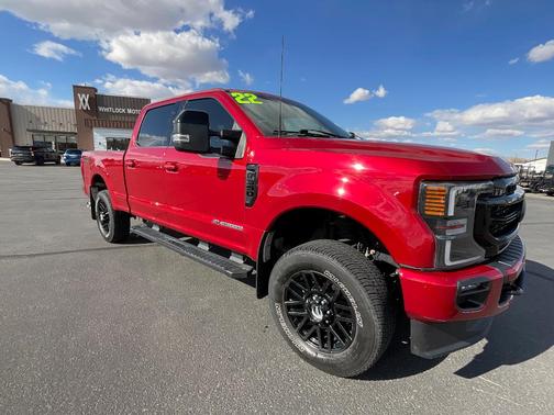 Red 2022 Ford F-350 Lariat Super Duty