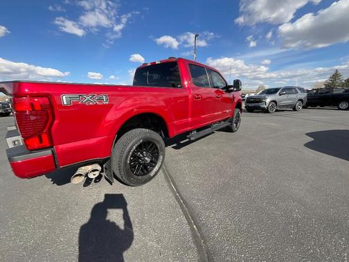 Red 2022 Ford F-350 Lariat Super Duty