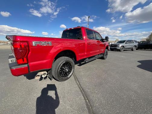 Red 2022 Ford F-350 Lariat Super Duty