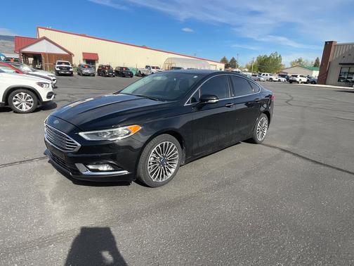 Black 2018 Ford Fusion Titanium