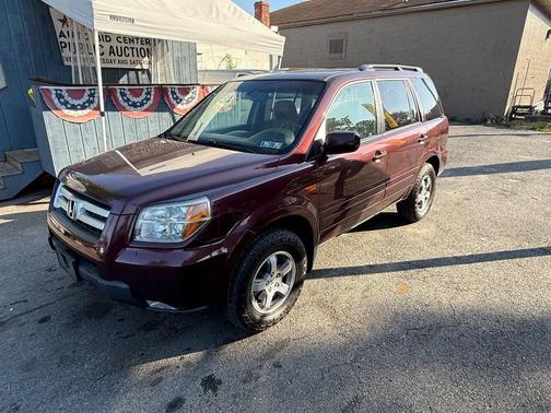 Burgundy 2008 Honda Pilot EX-L