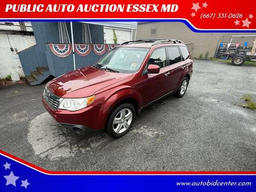 Burgundy 2009 Subaru Forester 2.5 X