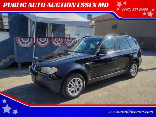 Black 2004 BMW X3 2.5i