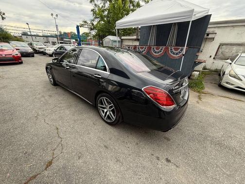 Blue 2015 Mercedes-Benz S-Class 4MATIC