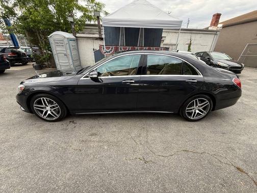 Blue 2015 Mercedes-Benz S-Class 4MATIC