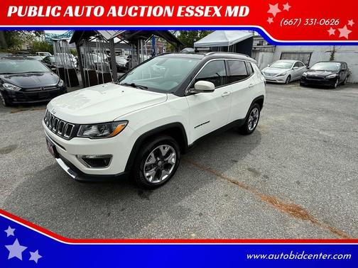 White Clearcoat 2020 Jeep Compass Limited