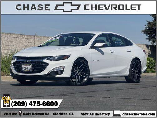 Summit White 2022 Chevrolet Malibu FWD LT