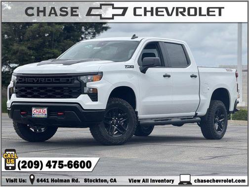 Summit White 2026 Chevrolet Silverado 1500 Custom Trail Boss