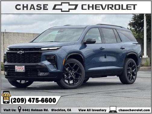 Lakeshore Blue Metallic 2026 Chevrolet Traverse RS