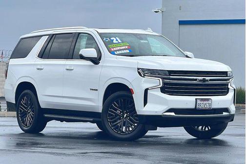 Summit White 2021 Chevrolet Tahoe LT