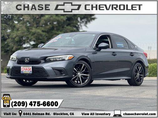 Gray 2024 Honda Civic LX