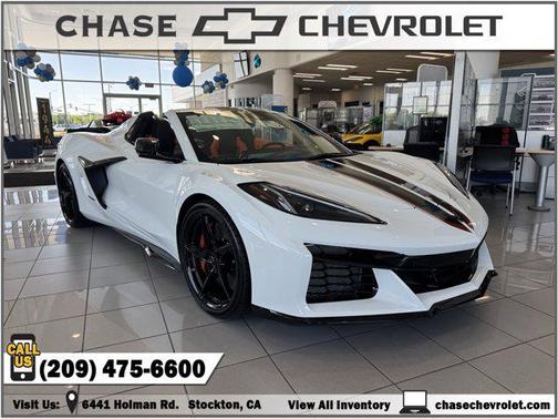 Arctic White 2026 Chevrolet Corvette E-Ray Convertible, 3LZ, RWD