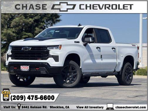 Summit White 2026 Chevrolet Silverado 1500 LT Trail Boss