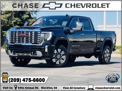 Onyx Black 2025 GMC Sierra 2500 Denali