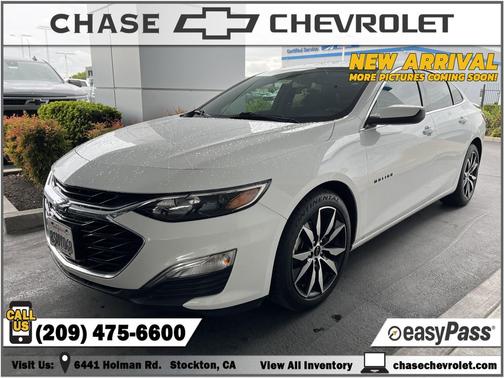 Summit White 2020 Chevrolet Malibu FWD RS