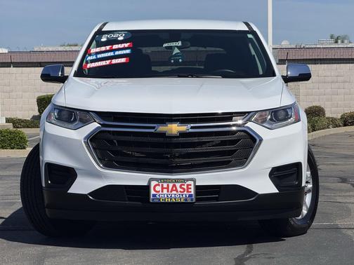 Summit White 2020 Chevrolet Traverse LS