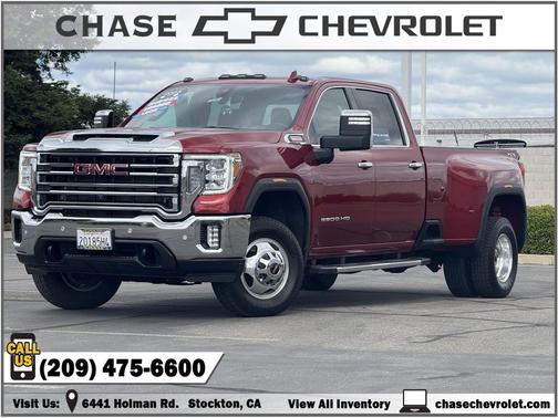 Cayenne Red Tintcoat 2023 GMC Sierra 3500 SLT