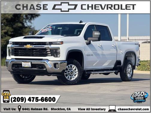 Summit White 2025 Chevrolet Silverado 2500 LT